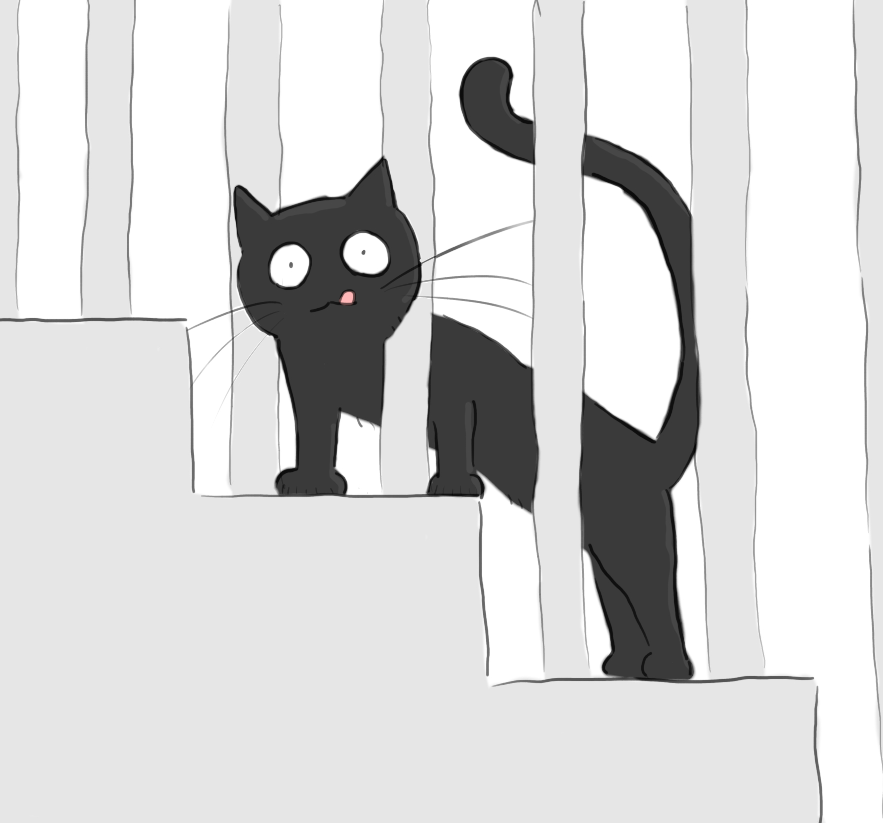 A Stare From The Stairs