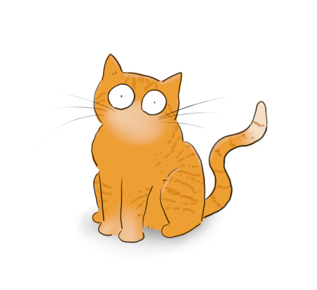 garfield A cartoon of a ginger cat.